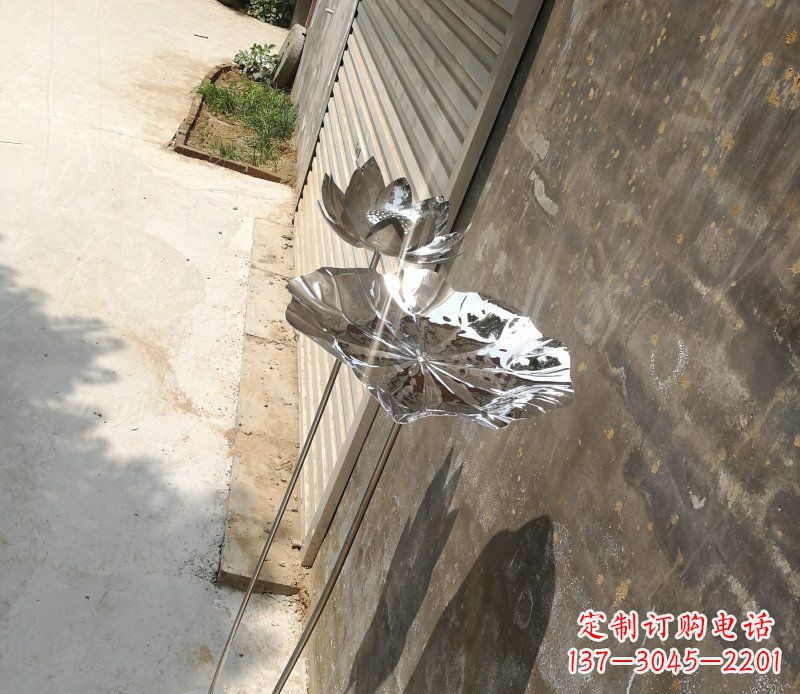 哈尔滨不锈钢荷叶雕塑精美的艺术瑰宝