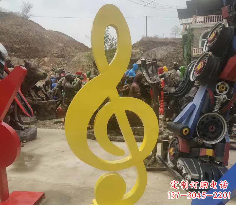 哈尔滨不锈钢音符雕塑美丽而持久的艺术