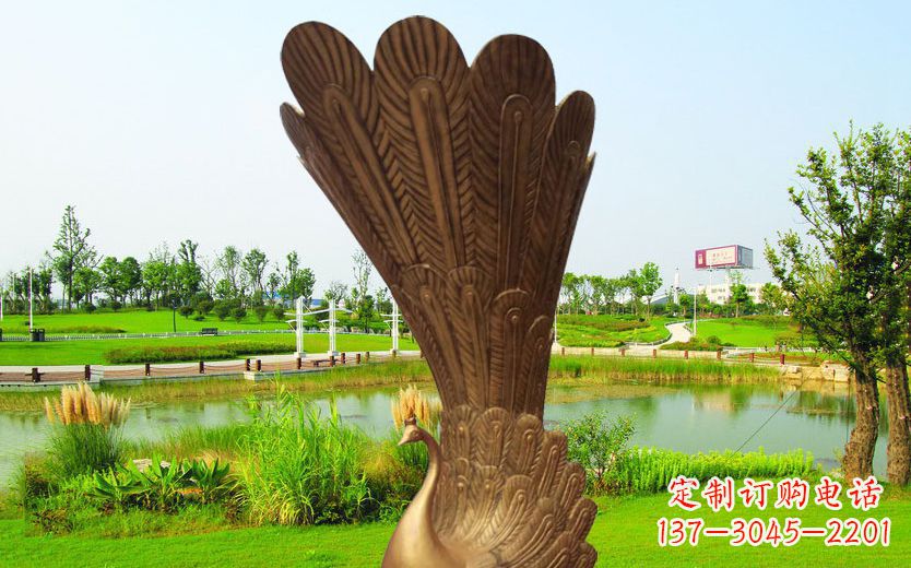 哈尔滨不锈钢孔雀展翅高飞