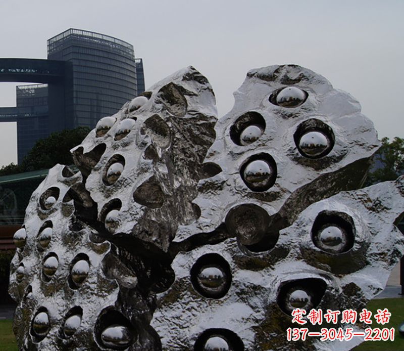 哈尔滨不锈钢莲蓬雕塑精美绝伦