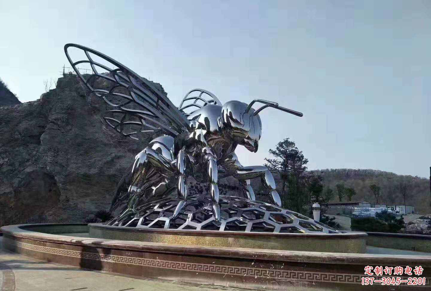 哈尔滨不锈钢蚂蚁雕塑广场景观雕塑大型动物雕塑