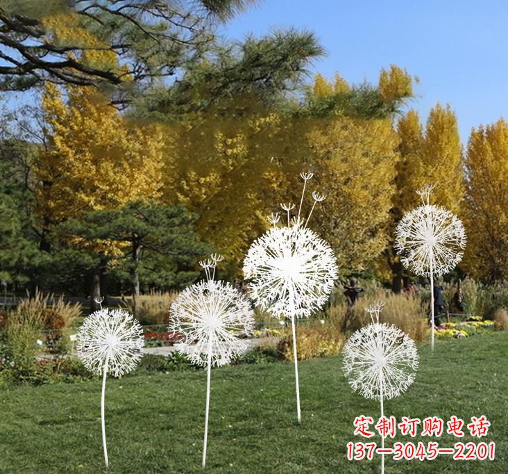 哈尔滨不锈钢蒲公英景观雕塑艺术与美的完美结合