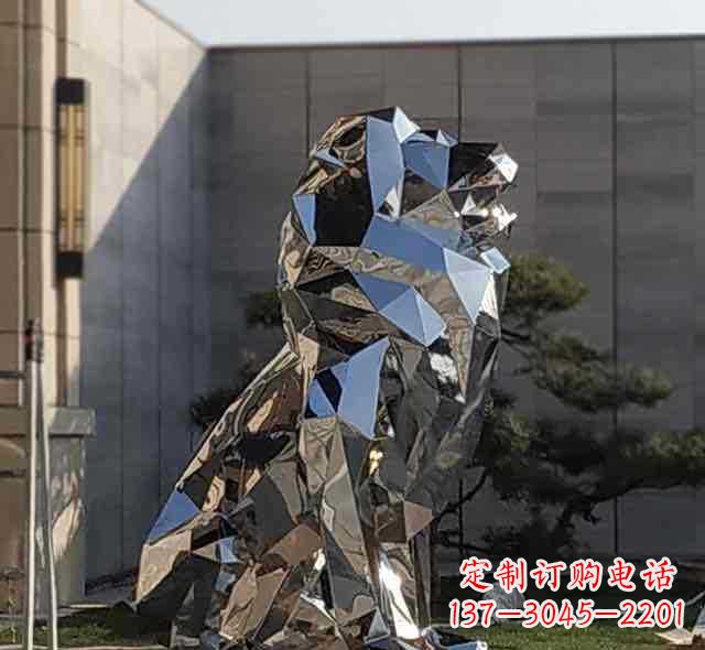 哈尔滨不锈钢狮子雕塑2