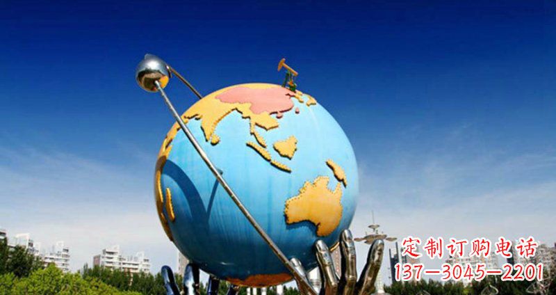 哈尔滨不锈钢地球雕塑一个充满环保意义的艺术品