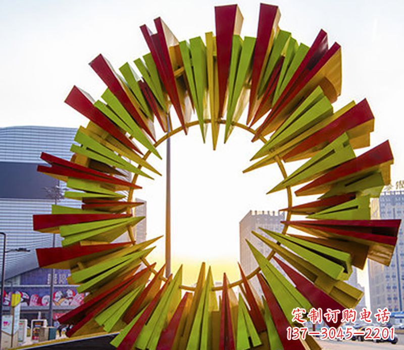 哈尔滨绚烂太阳,精美不锈钢太阳花雕塑