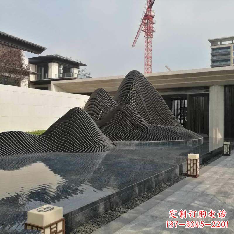 哈尔滨不锈钢铁艺假山艺术性的美化