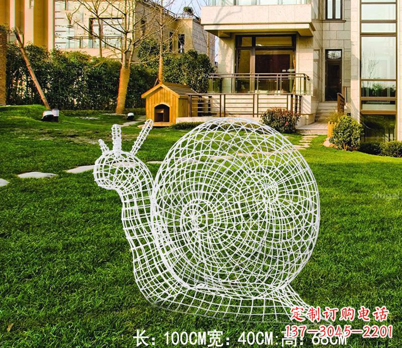 哈尔滨不锈钢蜗牛雕塑进化的象征