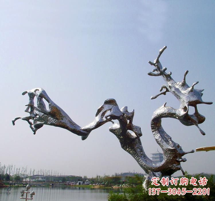 哈尔滨不锈钢园林抽象水滴雕塑