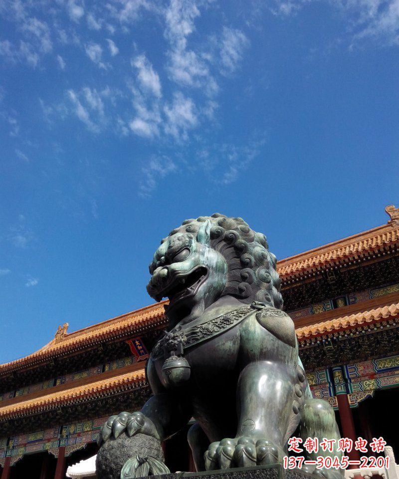 哈尔滨铜狮子雕塑——永恒的象征
