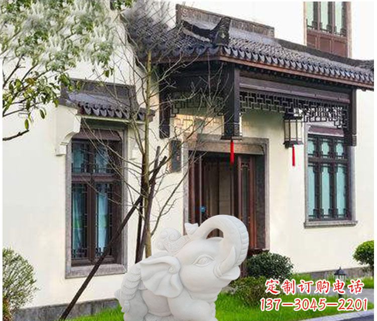 哈尔滨小象招财石雕——引领幸福的钥匙