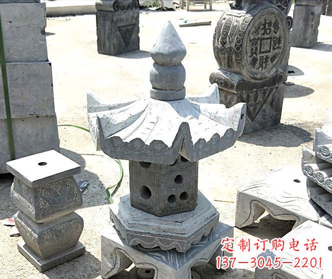 哈尔滨美丽的草坪大理石雕塑石灯