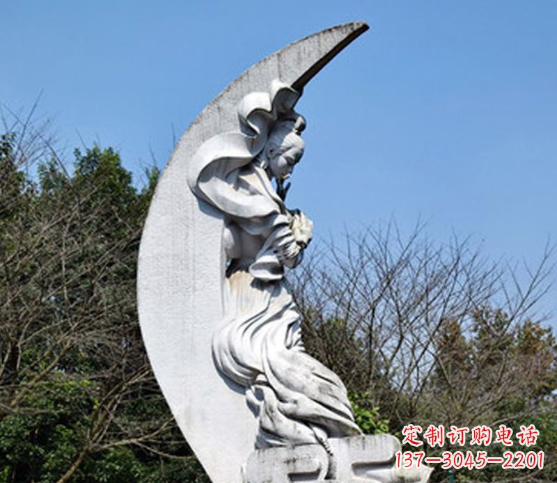 哈尔滨嫦娥奔月传承中国传统文化的雕塑之美