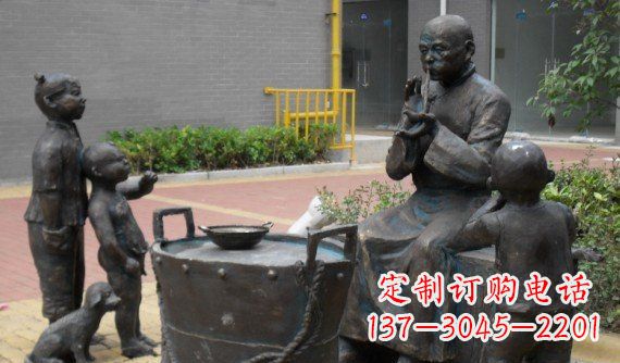 哈尔滨糖人雕塑温暖的童年回忆