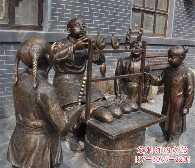 哈尔滨糖人雕塑——街边温馨的小情调
