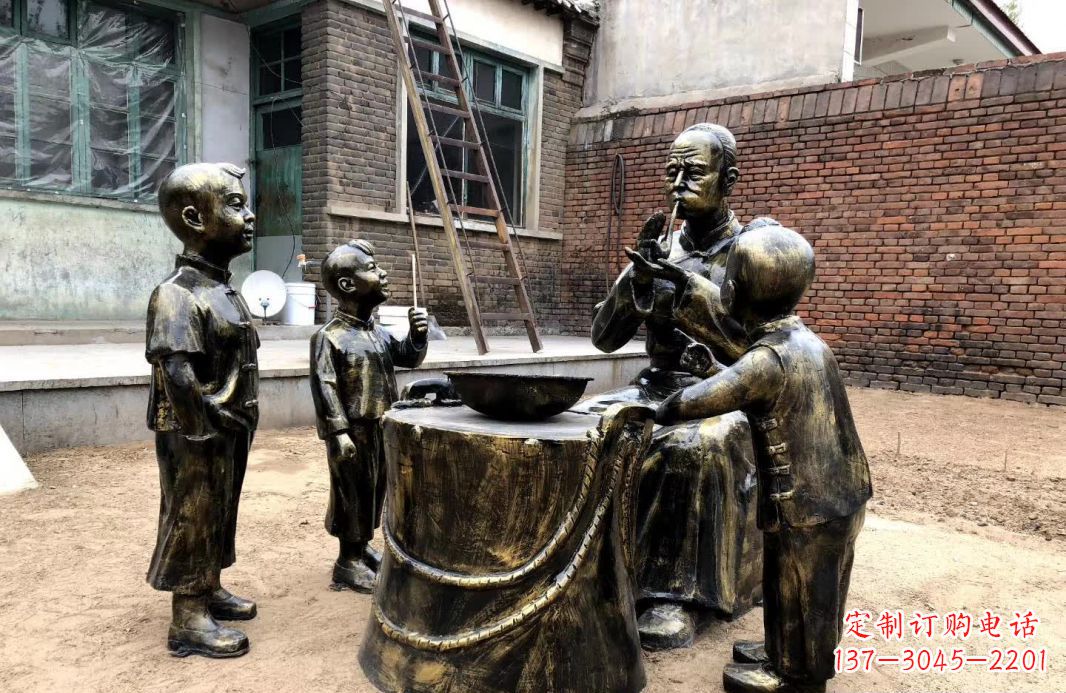 哈尔滨糖人雕塑缅怀中国传统文化