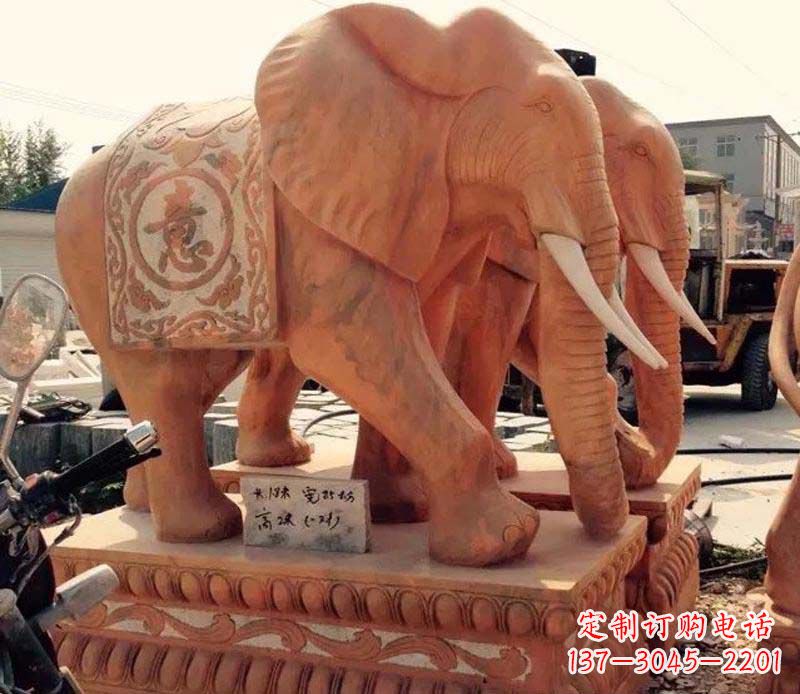 哈尔滨大象雕塑 传承古典文化的艺术精品