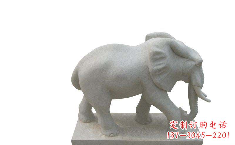 哈尔滨大象雕塑大理石大象公园的精美艺术