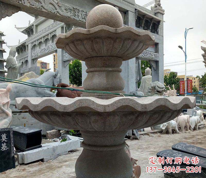 哈尔滨大理石多层喷泉石雕