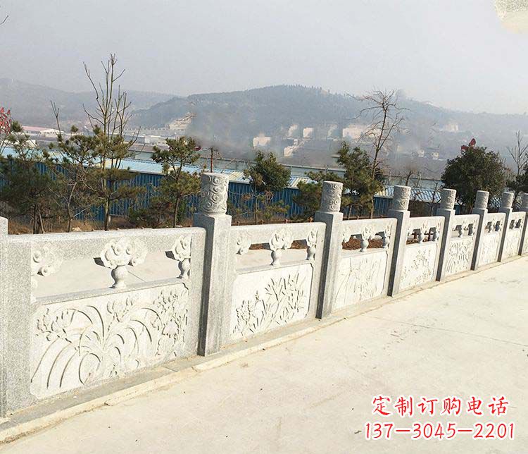 哈尔滨大理石护城河栏板石雕