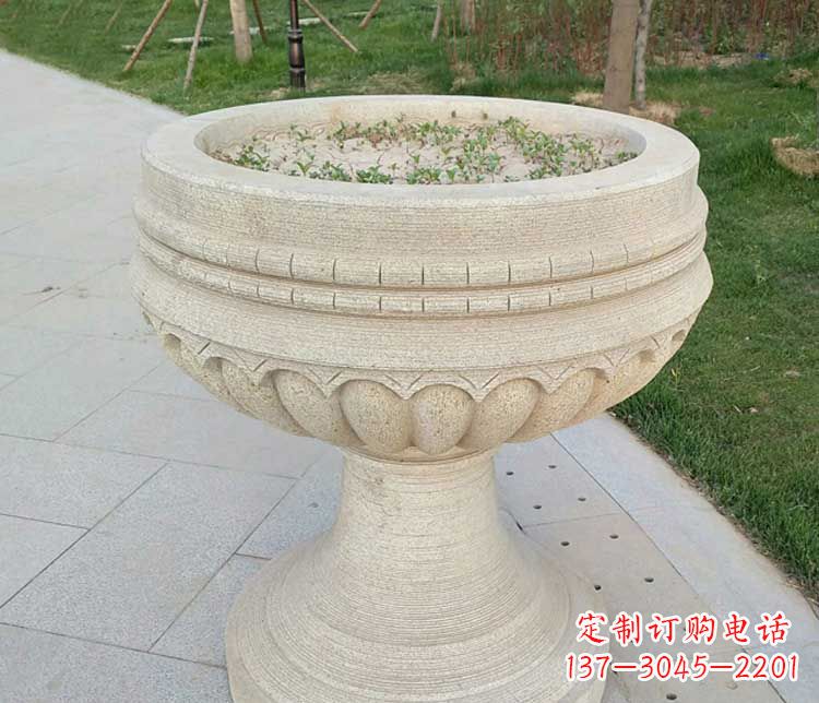 哈尔滨大理石花盆石雕