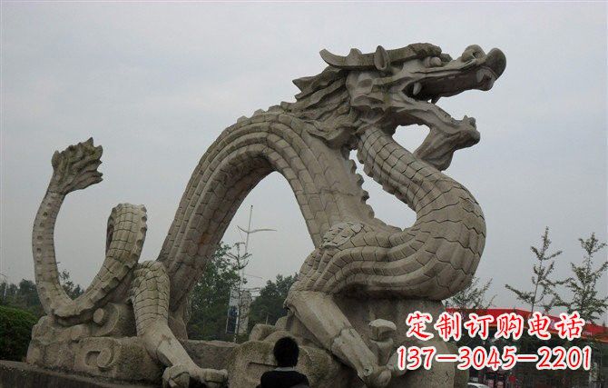 哈尔滨大理石龙雕塑 (2)