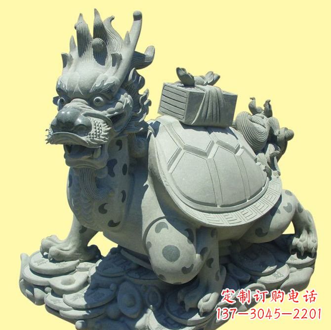 哈尔滨大理石龙龟雕塑