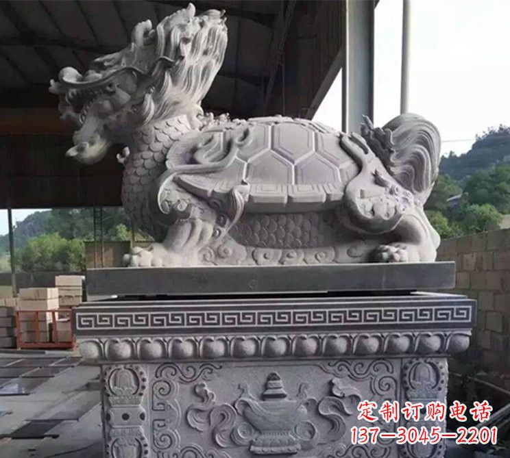 哈尔滨大理石龙龟石雕