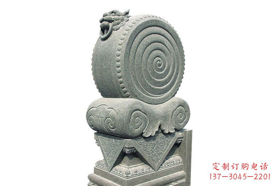 哈尔滨门墩招财石雕