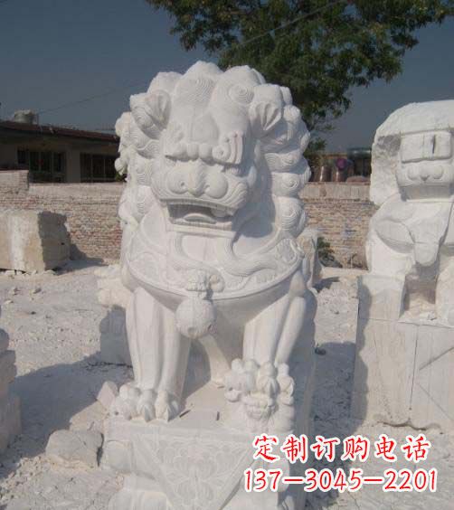 哈尔滨精美大理石狮子雕塑