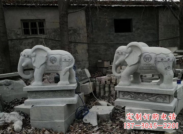 哈尔滨精美大象雕塑,传承经典之美