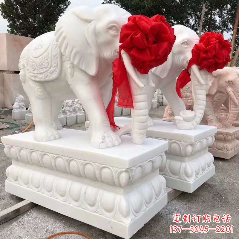 哈尔滨大象形象石雕塑