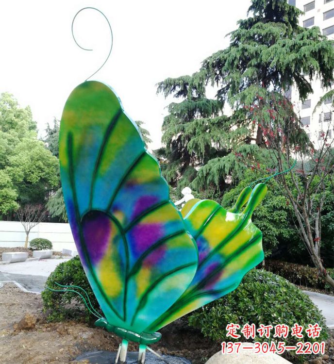 哈尔滨不锈钢蝴蝶雕塑,装点城市广场