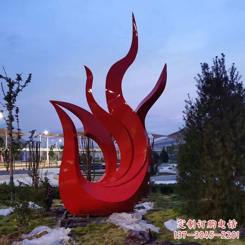 哈尔滨精致工艺大型不锈钢凤凰雕塑
