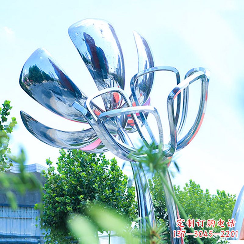 哈尔滨精美不锈钢玫瑰雕塑