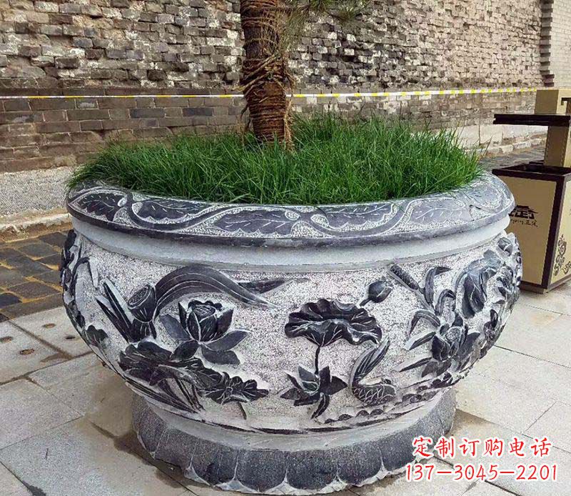 哈尔滨精美花盆雕塑,点亮你的道路景观