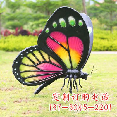 哈尔滨仿真蝴蝶_品红色款405x78x110