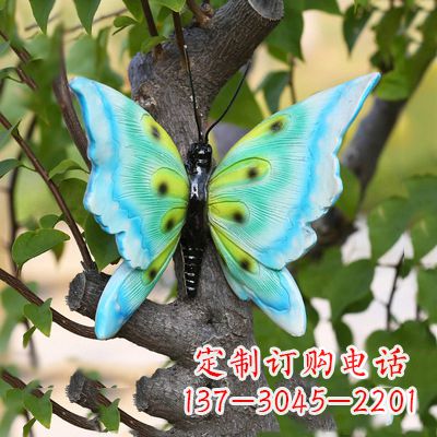 哈尔滨蓝色蝴蝶雕塑
