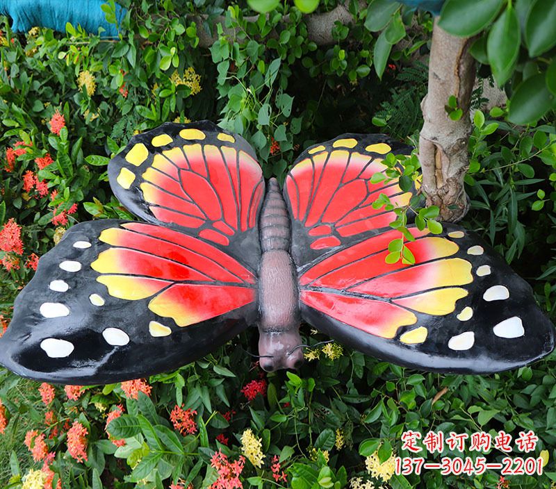 哈尔滨雕刻精美的蝴蝶摆件