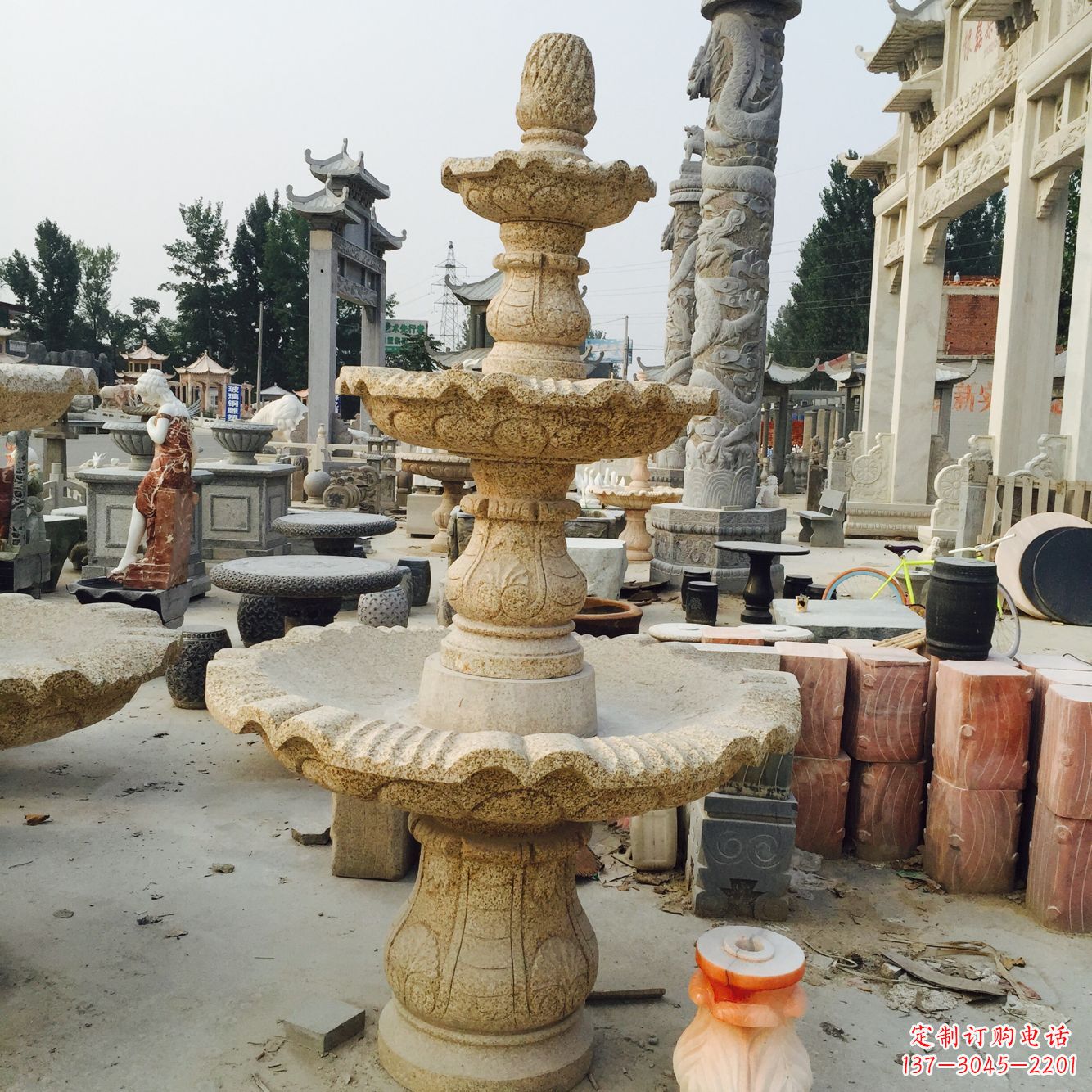 哈尔滨精美风水球石雕艺术品