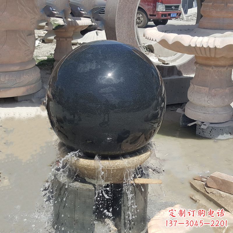 哈尔滨福建风水石球雕塑