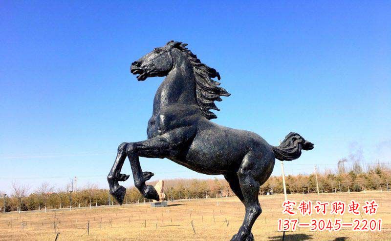 哈尔滨精美铜雕奔马动物雕塑