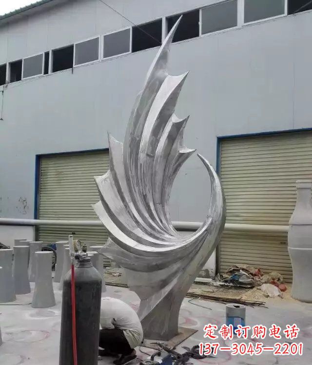哈尔滨 不锈钢凤凰抽象雕塑