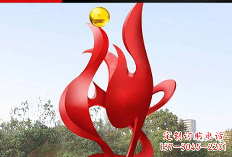 哈尔滨现代工艺不锈钢凤凰雕塑