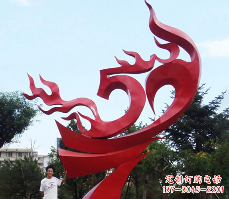 哈尔滨梦幻飘带景观雕塑