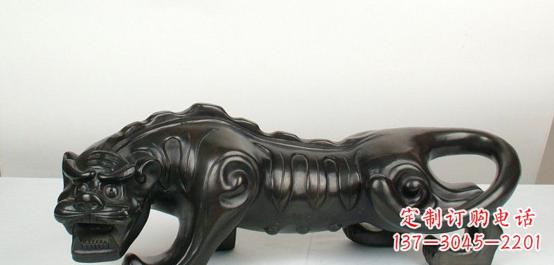 哈尔滨象征精神力量的老虎雕塑