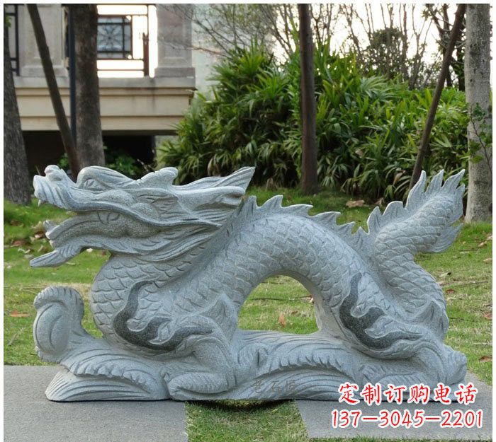 哈尔滨精美雕刻的大理石龙雕塑