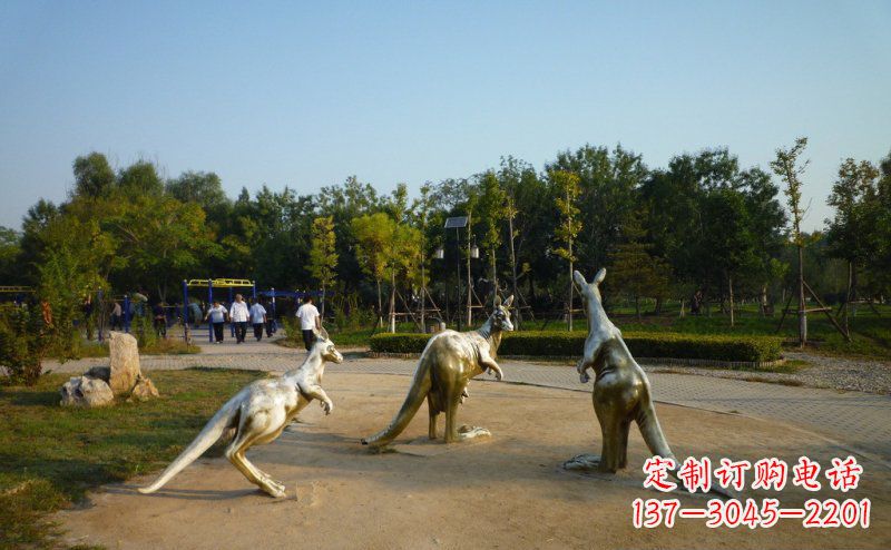 哈尔滨高质量袋鼠铜雕