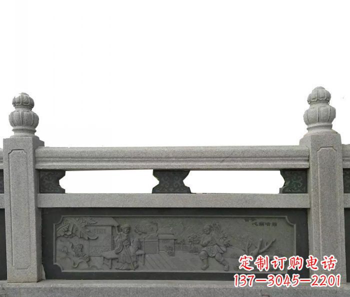 哈尔滨公园仿古石雕栏板