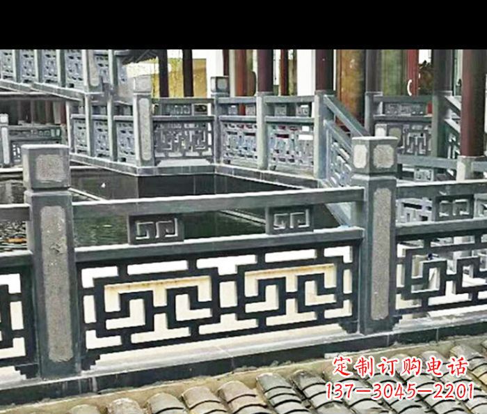 哈尔滨中领雕塑精致仿古石栏板
