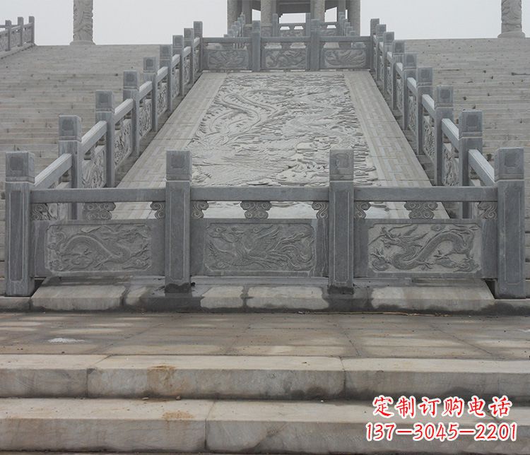 哈尔滨精美的仿古石栏板雕塑